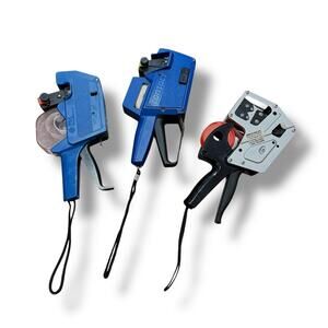 Set of 3 Price Label Sticker Tag Guns